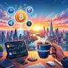 Логотип телеграм -каналу kryptoranok — КриптоРанок