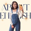 Логотип телеграм канала @kseniaaboutenglish — About English 💌