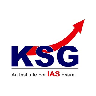 टेलीग्राम चैनल का लोगो ksgindia — KSG IAS - KSG India