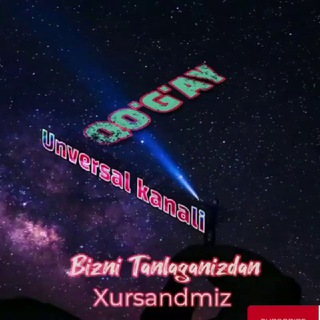Telegram kanalining logotibi kugay_unversal — Qo'g'ay unversal kanali