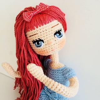 Логотип телеграм канала @kukli_amigurumi — Куклы Амигуруми