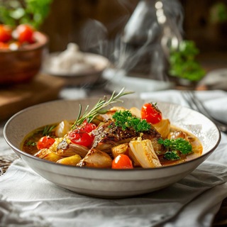 Логотип телеграм канала @kulinarim_s — Рецепты. Кулинарим с удовольствием.🥘
