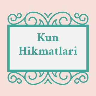 Telegram channel Kun hikmatlari logo