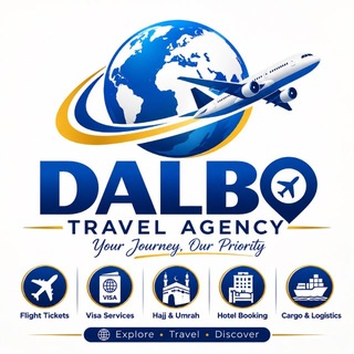Logo of telegram channel kurlus_osmaan_afsomali — Dalbo travel agency