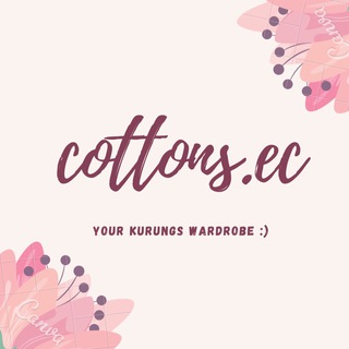 Telegram kanalining logotibi kurungswardrobe — cottons.ec 🛍