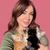 Логотип телеграм канала @kuzmenkocats — Настя и кошечки 🐈‍⬛ ❣️🐈
