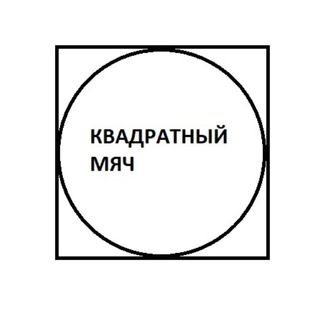 Логотип телеграм канала @kvadratnymych — Квадратный мяч | Константин Белов