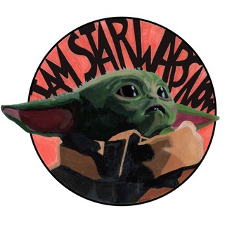 Логотип телеграм канала @kvosem — Star Wars paintings