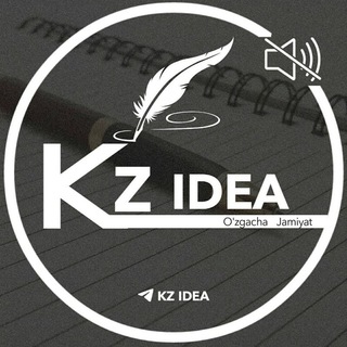 Telegram kanalining logotibi kz_idea — Kz iDeA | O'zgacha Jamiyat