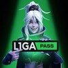 Логотип телеграм канала @l1ga_pass — L1GA PASS