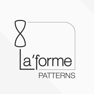 Логотип телеграм канала @laformepatterns — La’forme Patterns