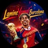 Логотип телеграм канала @lamineyamal450 — Lamine Yamal/barcelona