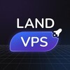 Логотип телеграм канала @land_vps — LandVPS – аренда VPS серверов