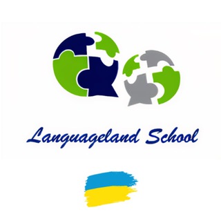 Логотип телеграм -каналу languagelandschoolua — Англійська для початківців