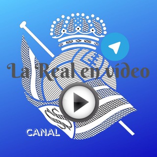 Telegram channel La Real en vídeo 🔵⚪🔵⚪🔵 logo