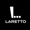 Логотип телеграм канала @larettoru — LARETTO — детская и женская одежда