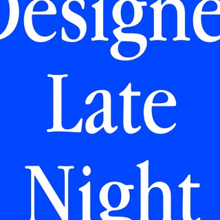 Логотип телеграм канала @latenightdesigner — Late Night Designer