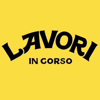Логотип телеграм канала @lavoriincorso_msk — Lavori in corso / серёжа, работа идёт