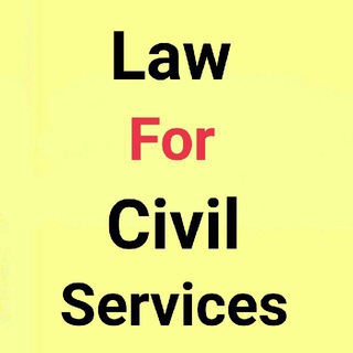 Logo of telegram channel law4civilservices — Law For Civil Services