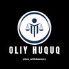 Telegram kanalining logotibi law_withnazarov — OLIY HUQUQ ⚖️