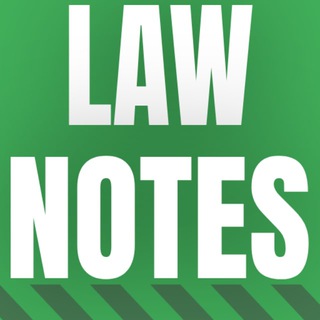 Логотип телеграм -каналу lawnotes_wiut — Law notes