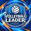 Логотип телеграм канала @leaderleaguevb — Волейбольная лига «Лидер»
