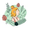 Логотип телеграм канала @lean_blog — К себе бережно💚