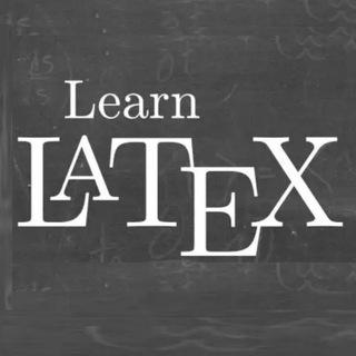 لوگوی کانال تلگرام learnlatex — Learn LaTex