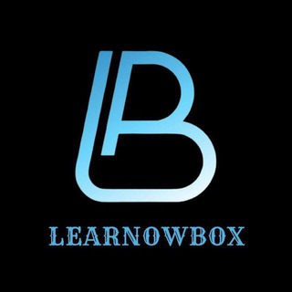 टेलीग्राम चैनल का लोगो learnnowbox_course — LEARN NOW BOX™