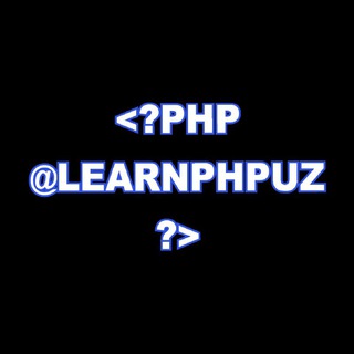 Telegram kanalining logotibi learnphpuz — LEARN PHP | KANAL