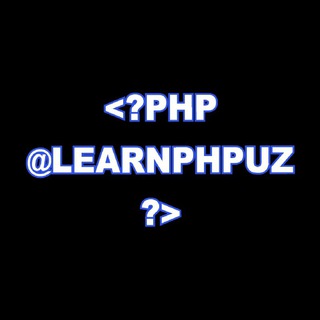 Telegram kanalining logotibi learnphpuz — LEARN PHP | KANAL
