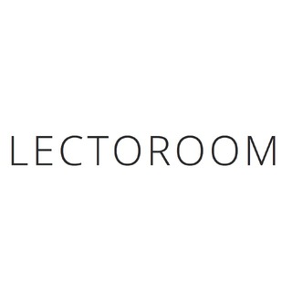 Логотип телеграм канала @lectoroom — LECTOROOM