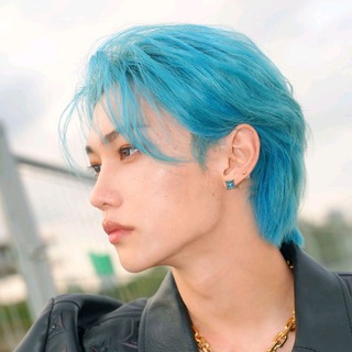 Logo saluran telegram leefelix_bubble — 내 행복 🩷🩵 lee felix bubble