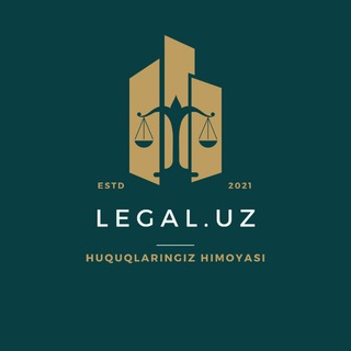 Telegram kanalining logotibi legal_uz24 — ⚖️ Legal.Uz - Huquqingiz himoyasi