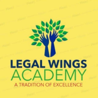 Logo saluran telegram legal_wings_by_pratibha — Legal wings academy for Judiciary
