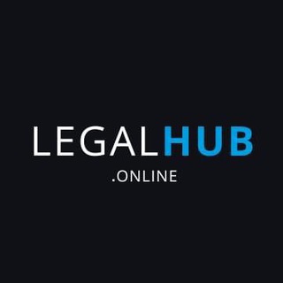 Логотип телеграм -каналу legalhub_online — LegalHub