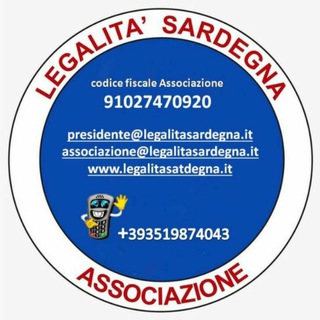 Logo del canale telegramma legalitasardegna - Associazione Legalità Sardegna