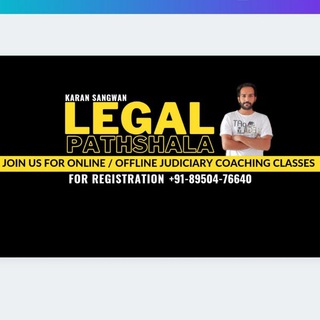 टेलीग्राम चैनल का लोगो legalpathshala — Legal Pathshala📚