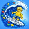 Логотип телеграм канала @legobrickwave — Брик Вейв