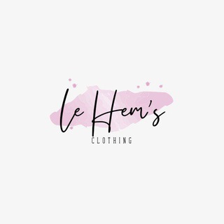 Logo des Telegrammkanals lehemsclothing - LE HEM'S CLOTHING