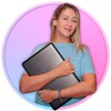 Логотип телеграм канала @lena_pro_dengi — Фрилансерка на всю голову | Лена Альмера