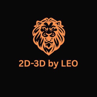 Telegram channel 2D-3D by Leo logo