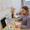 Логотип телеграм канала @letstalkaboutkorean — 알료나 & Korean