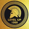 Логотип телеграм канала @level_up_1000 — LEVEL UP 1000