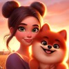 Логотип телеграм канала @leyavik — LEYAVIK 🐶🧡👧🏻