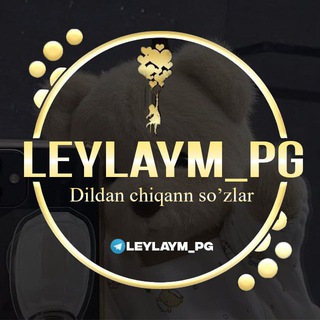 Logo saluran telegram leylaym_pg — Leylaym.pg