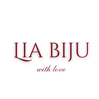 Логотип телеграм канала @lia_bijou — LIA BIJU 💍