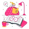 Логотип телеграм канала @librarydopotolka — Книги от пола до потолка