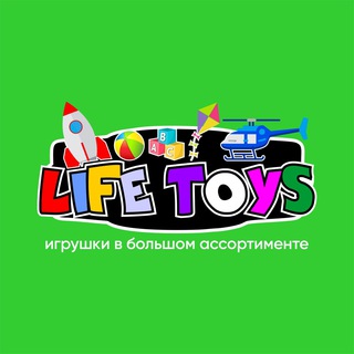 Логотип телеграм канала @life_toys — LIFE_TOYS