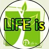 Логотип телеграм канала @life_is — LIFE is